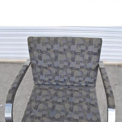 Ludwig Mies Van Der Rohe 1 Stainless Steel Flat Bar Mies Van Der Rohe Brno Chair for Knoll