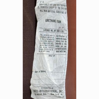 Ludwig Mies Van Der Rohe 2 Stainless Knoll Barcelona Chairs Ottoman Milk Chocolate Brown