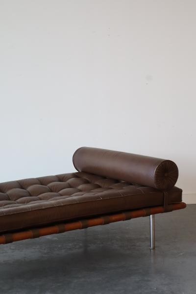 Ludwig Mies Van Der Rohe Barcelona Daybed Sofa Model 258L by By Lilly Reich Mies van der Rohe for Knoll