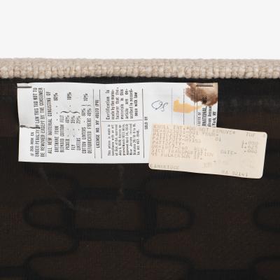 Ludwig Mies Van Der Rohe Brno Flat Bar Chairs in Ivory Wool Stainless Steel Set of 8