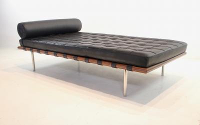 Ludwig Mies Van Der Rohe Classic Barcelona Couch by Ludwig Mies van der Rohe for Knoll