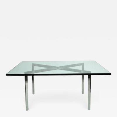 Ludwig Mies Van Der Rohe Early Barcelona Table by Mies van der Rohe Marked KP 