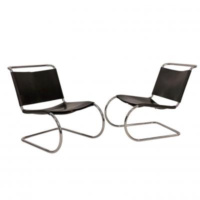 Ludwig Mies Van Der Rohe Mies van der Rohe MR 30 5 Lounge Chairs Knoll 1970