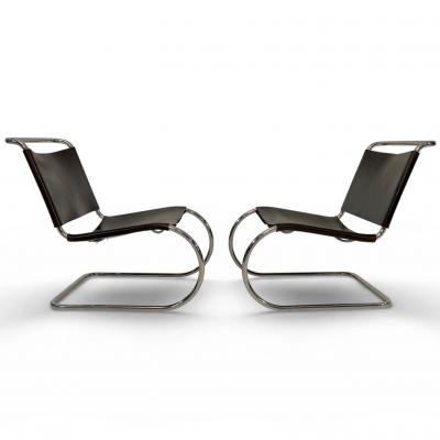 Ludwig Mies Van Der Rohe Mies van der Rohe MR 30 5 Lounge Chairs Knoll 1970