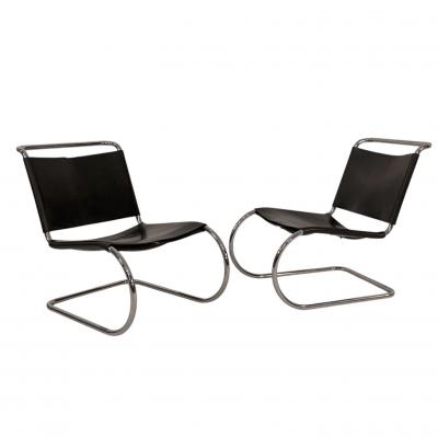 Ludwig Mies Van Der Rohe Mies van der Rohe MR 30 5 Lounge Chairs Knoll 1970