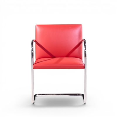 Ludwig Mies Van Der Rohe Mies van der Rohe for Knoll BRNO Cantilever Chrome Dining Chairs Set of 16