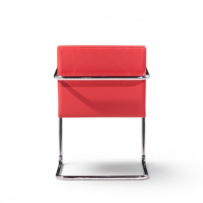 Ludwig Mies Van Der Rohe Mies van der Rohe for Knoll BRNO Cantilever Chrome Dining Chairs Set of 8