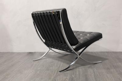 Ludwig Mies Van Der Rohe Mies van der Rohe for Knoll Barcelona Chair and Stool