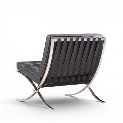 Ludwig Mies Van Der Rohe Mies van der Rohe for Knoll Mid Century Barcelona Chairs Pair