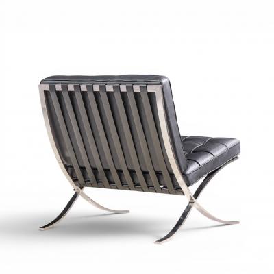 Ludwig Mies Van Der Rohe Mies van der Rohe for Knoll Mid Century Barcelona Chairs Pair