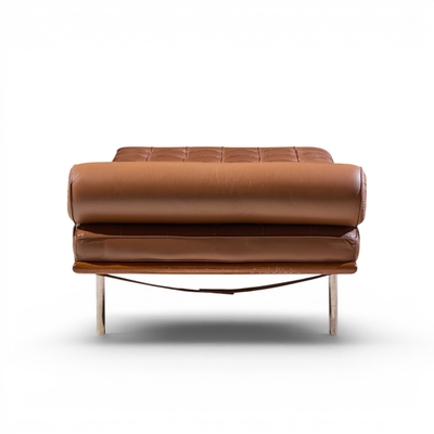 Ludwig Mies Van Der Rohe Mies van der Rohe for Knoll Mid Century Barcelona Daybed Chaise