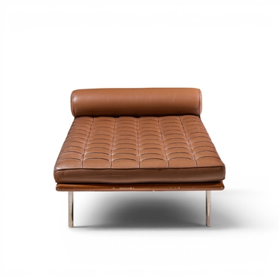 Ludwig Mies Van Der Rohe Mies van der Rohe for Knoll Mid Century Barcelona Daybed Chaise