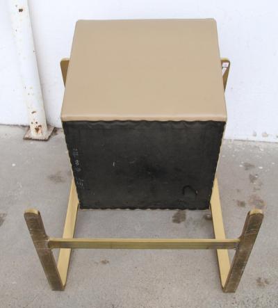 Ludwig Mies Van Der Rohe One Brass Flat Bar Brno Chairs by Mies Van Der Rohe