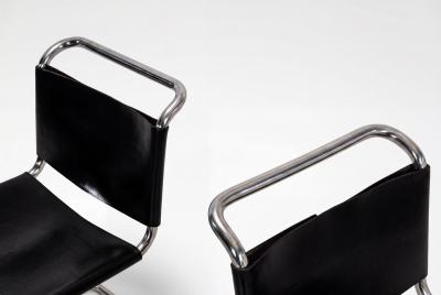 Ludwig Mies Van Der Rohe Pair of Ludwig Mies van der Rohe for Knoll MR10 Chairs 1970 c 