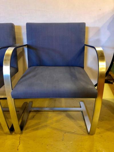 Ludwig Mies Van Der Rohe Rare Set of Ten Mies van der Rohe Dining Chairs for Knoll