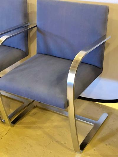 Ludwig Mies Van Der Rohe Rare Set of Ten Mies van der Rohe Dining Chairs for Knoll