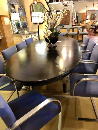 Ludwig Mies Van Der Rohe Rare Set of Ten Mies van der Rohe Dining Chairs for Knoll