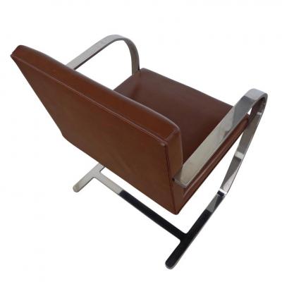 Ludwig Mies Van Der Rohe Set of 2 Knoll Mies Van Der Rohe Brno Flat Bar Chairs