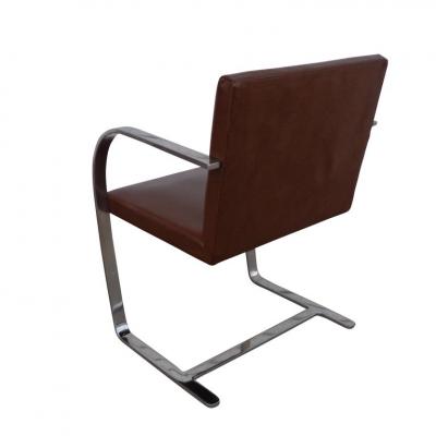Ludwig Mies Van Der Rohe Set of 2 Knoll Mies Van Der Rohe Brno Flat Bar Chairs