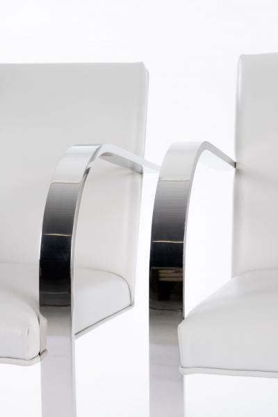 Ludwig Mies Van Der Rohe Set of 2 Ludwig Mies van der Rohe Brno Chairs for Knoll 