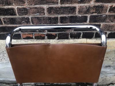 Ludwig Mies Van Der Rohe Set of 4 Mies van der Rohe Leather MR10 Cantilever Chairs for Knoll Intl 