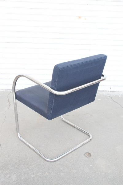 Ludwig Mies Van Der Rohe Set of 6 Knoll Mies Van Der Rhoe Tubular BRNO Chairs