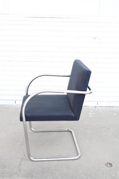 Ludwig Mies Van Der Rohe Set of 6 Knoll Mies Van Der Rhoe Tubular BRNO Chairs
