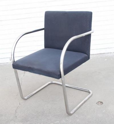 Ludwig Mies Van Der Rohe Set of 6 Knoll Mies Van Der Rhoe Tubular BRNO Chairs