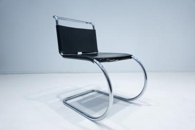 Ludwig Mies Van Der Rohe Set of 6 MR10 Chairs by Ludwig Mies van der Rohe for Knoll International