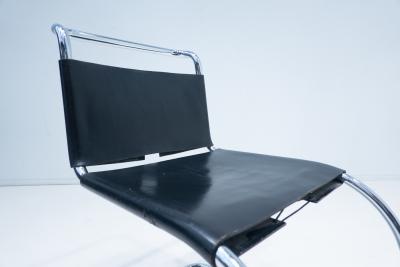 Ludwig Mies Van Der Rohe Set of 6 MR10 Chairs by Ludwig Mies van der Rohe for Knoll International