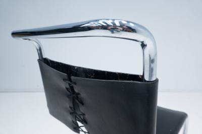 Ludwig Mies Van Der Rohe Set of 6 MR10 Chairs by Ludwig Mies van der Rohe for Knoll International