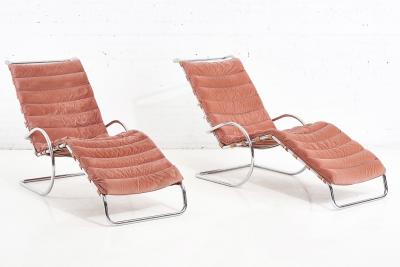 Ludwig Mies van der Rohe MR Adjustable Chaise Knoll 1980