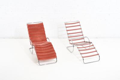 Ludwig Mies van der Rohe MR Adjustable Chaise Knoll 1980