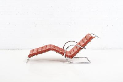 Ludwig Mies van der Rohe MR Adjustable Chaise Knoll 1980