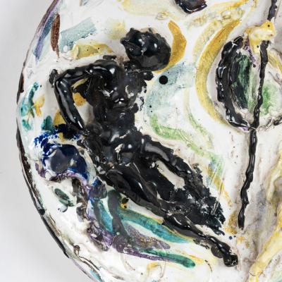 Luiggi Broggini Polychrome glazed ceramic