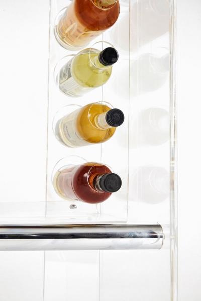 Luigi Bardini Luigi Bardini Lucite Illuminating Bar Bar Stools