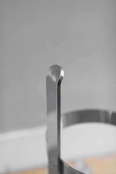 Luigi Caccia Dominioni Fasce Cromate Umbrella Stand by Luigi Caccia Dominioni for Azucena 1980