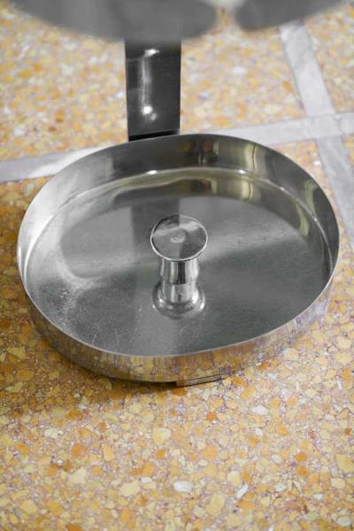 Luigi Caccia Dominioni Fasce Cromate Umbrella Stand by Luigi Caccia Dominioni for Azucena 1980