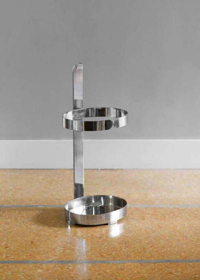 Luigi Caccia Dominioni Fasce Cromate Umbrella Stand by Luigi Caccia Dominioni for Azucena 1980