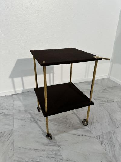 Luigi Caccia Dominioni Italian Trolley on Wheels T9 by Luigi Caccia Dominioni for Azucena 1960s