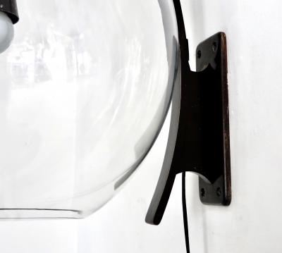 Luigi Caccia Dominioni LUIGI CACCIA DOMINIONI AZUCENA VINTAGE MONUMENTAL ITALIAN BOCCIA WALL SCONCE