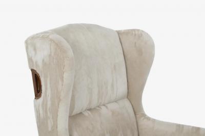 Luigi Caccia Dominioni Luigi Caccia Dominioni Ambrosianeum High Back Lounge Chairs