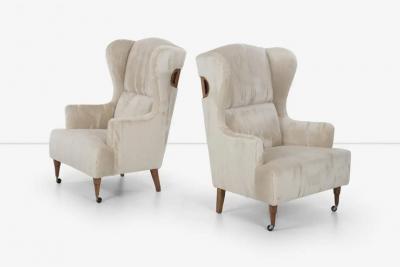 Luigi Caccia Dominioni Luigi Caccia Dominioni Ambrosianeum High Back Lounge Chairs