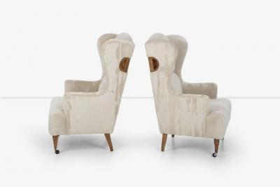 Luigi Caccia Dominioni Luigi Caccia Dominioni Ambrosianeum High Back Lounge Chairs