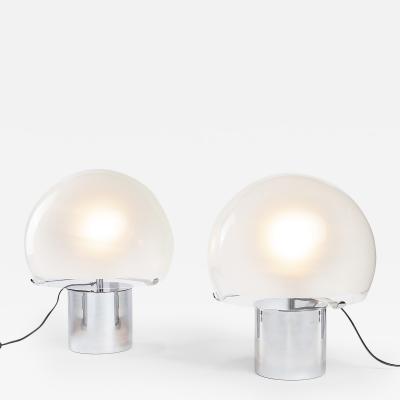 Luigi Caccia Dominioni Luigi Caccia Dominioni Azucena Pair of Lamps mod LTA6 Porcino 60s