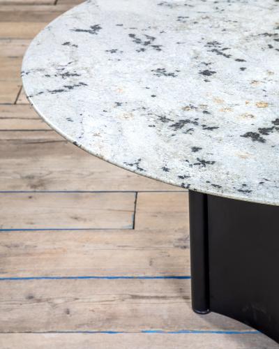 Luigi Caccia Dominioni Luigi Caccia Dominioni Dining Table model Pitagora Metal and Marble