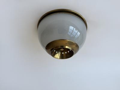 Luigi Caccia Dominioni Luigi Caccia Dominioni LSP3 Brass and Glass ceiling or wall light Italy 1960s