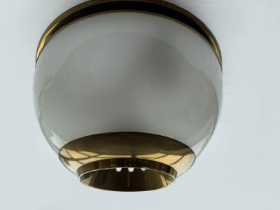 Luigi Caccia Dominioni Luigi Caccia Dominioni LSP3 Brass and Glass ceiling or wall light Italy 1960s