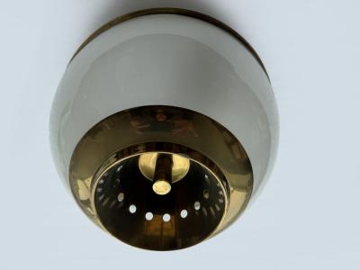 Luigi Caccia Dominioni Luigi Caccia Dominioni LSP3 Brass and Glass ceiling or wall light Italy 1960s