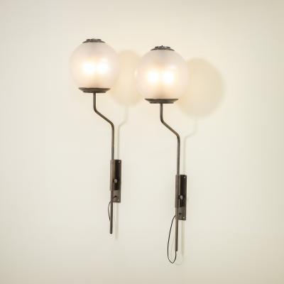 Luigi Caccia Dominioni Luigi Caccia Dominioni Pair of Wall Sconces mod LP11